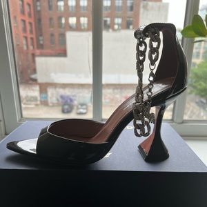 AWGE Flacko Black Leather Sandals size 42 [amina muaddii]